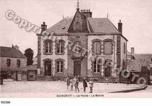 Ville de GUISCRIFF, carte postale ancienne