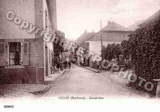 Ville de LULLIN, carte postale ancienne