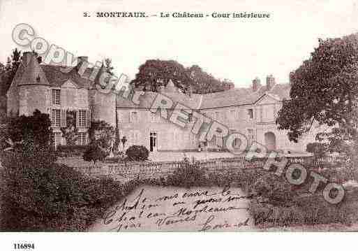 Ville de MONTEAUX, carte postale ancienne