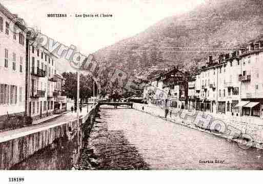 Ville de MOUTIERSTARENTAISE, carte postale ancienne