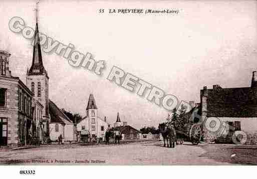 Ville de PREVIERE(LA), carte postale ancienne