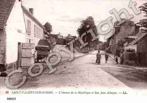 Ville de SAINTVALERYSURSOMME, carte postale ancienne