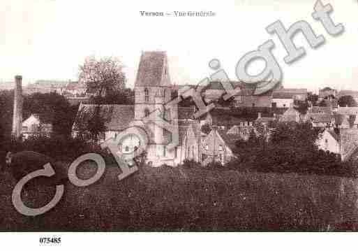 Ville de VERSON, carte postale ancienne