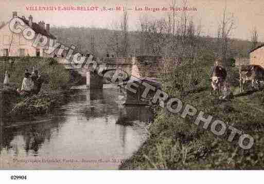 Ville de VILLENEUVESURBELLOT, carte postale ancienne