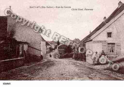 Ville de BAULAY, carte postale ancienne