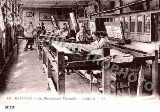 Ville de BEAUVAIS, carte postale ancienne