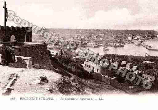 Ville de BOULOGNESURMER, carte postale ancienne