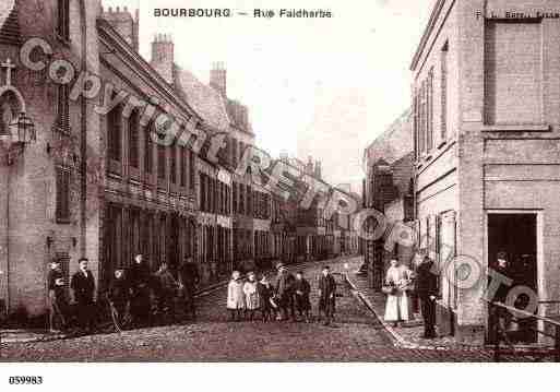 Ville de BOURBOURG, carte postale ancienne