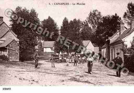 Ville de CANAPLES, carte postale ancienne