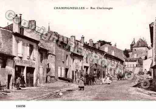 Ville de CHAMPIGNEULLES, carte postale ancienne