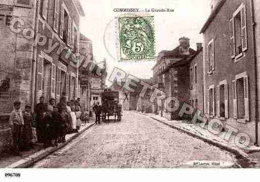 Ville de COMMISSEY, carte postale ancienne