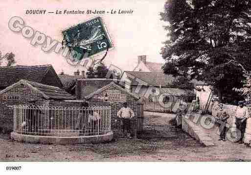 Ville de DOUCHY, carte postale ancienne