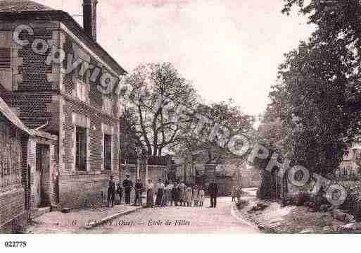 Ville de LAGNY, carte postale ancienne