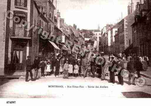 Ville de MONTBARD, carte postale ancienne