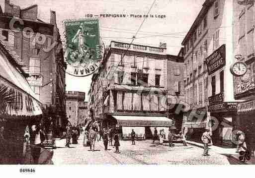 Ville de PERPIGNAN, carte postale ancienne