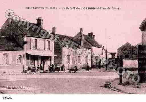 Ville de RECLOSES, carte postale ancienne