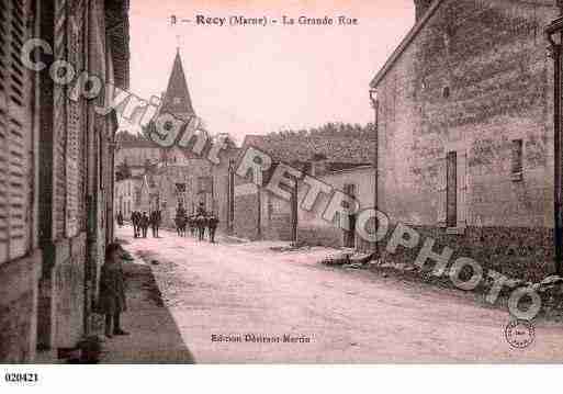 Ville de RECY, carte postale ancienne