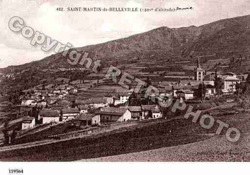 Ville de SAINTMARTINDEBELLEVILLE, carte postale ancienne