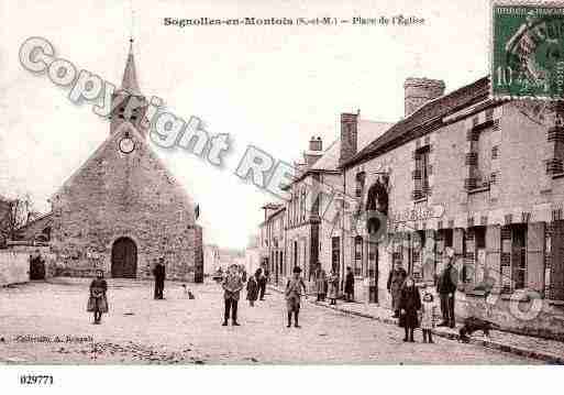 Ville de SOGNOLLESENMONTOIS, carte postale ancienne