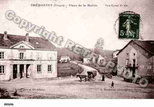 Ville de TREMONZEY, carte postale ancienne