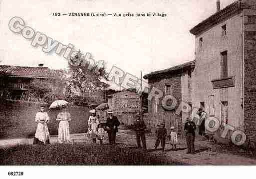 Ville de VERANNE, carte postale ancienne