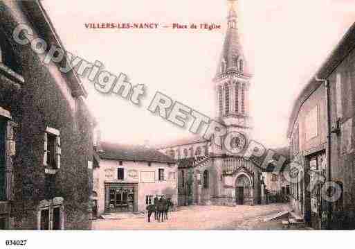 Ville de VILLERSLESNANCY, carte postale ancienne