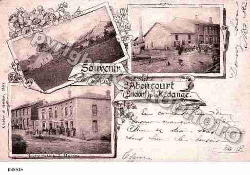 Ville de ABONCOURT, carte postale ancienne