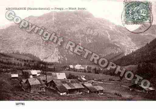 Ville de ABONDANCE, carte postale ancienne