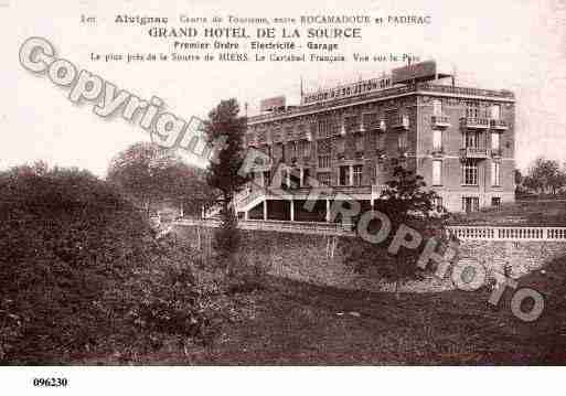 Ville de ALVIGNAC, carte postale ancienne