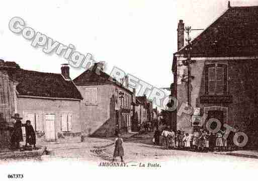 Ville de AMBONNAY, carte postale ancienne