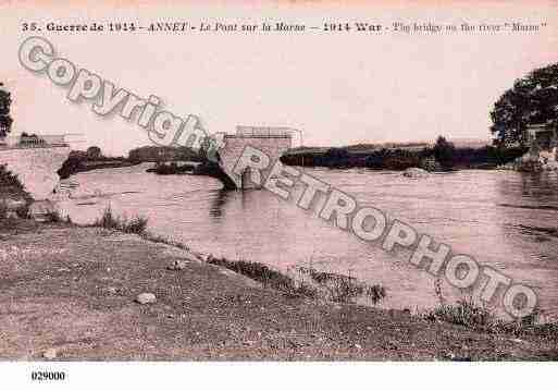 Ville de ANNETSURMARNE, carte postale ancienne