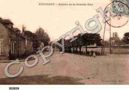 Ville de APPOIGNY, carte postale ancienne