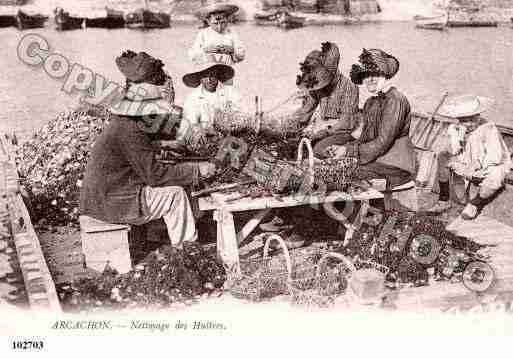 Ville de ARCACHON, carte postale ancienne