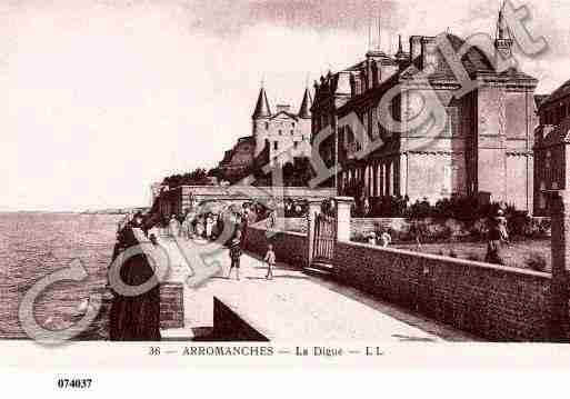 Ville de ARROMANCHESLESBAINS, carte postale ancienne