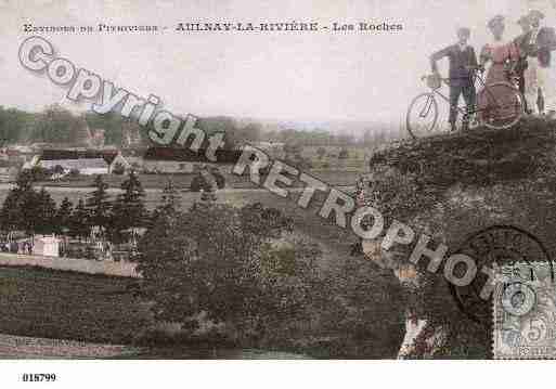 Ville de AULNAYLARIVIERE, carte postale ancienne