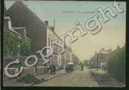 Ville de AULNOYEAYMERIES, carte postale ancienne