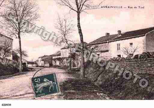 Ville de AVRAINVILLE, carte postale ancienne