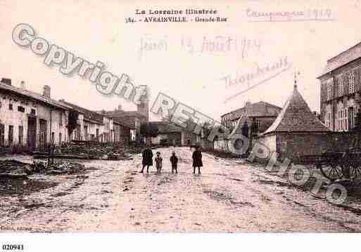 Ville de AVRAINVILLE, carte postale ancienne