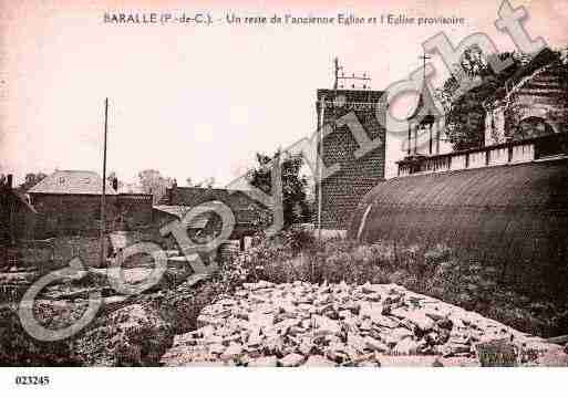 Ville de BARALLE, carte postale ancienne