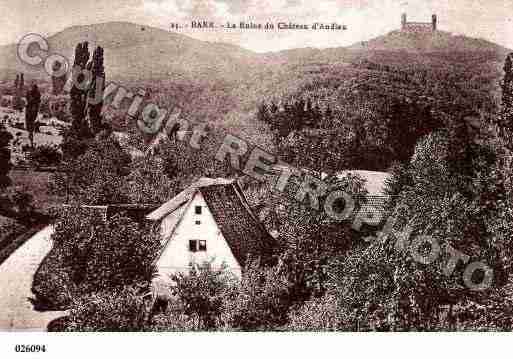 Ville de BARR, carte postale ancienne