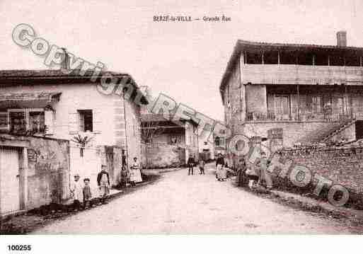 Ville de BERZELAVILLE, carte postale ancienne