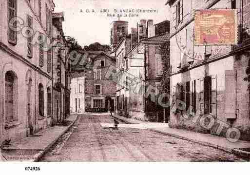 Ville de BLANZACPORCHERESSE, carte postale ancienne