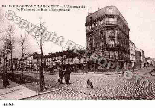 Ville de BOULOGNEBILLANCOURT, carte postale ancienne