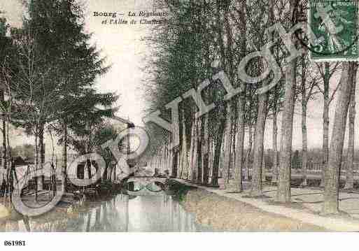 Ville de BOURGENBRESSE, carte postale ancienne