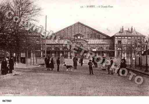 Ville de BREST, carte postale ancienne