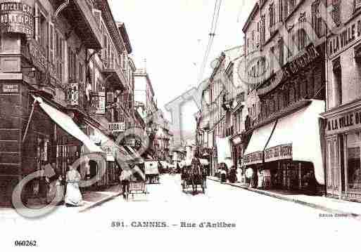 Ville de CANNES, carte postale ancienne