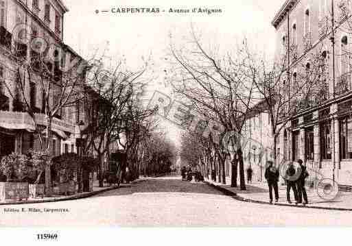 Ville de CARPENTRAS, carte postale ancienne