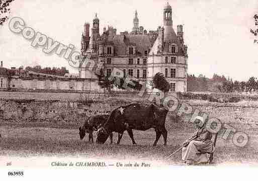 Ville de CHAMBORD, carte postale ancienne