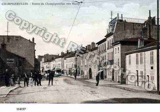 Ville de CHAMPIGNEULLES, carte postale ancienne