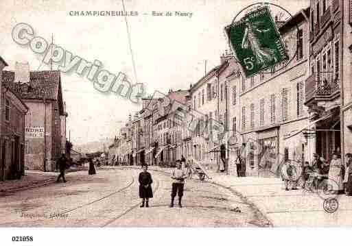 Ville de CHAMPIGNEULLES, carte postale ancienne